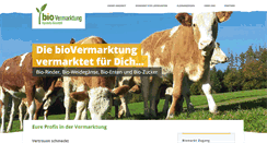 Desktop Screenshot of biovermarktung.at